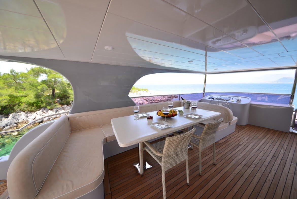 Crewed Motor Yacht Charter in Turkey