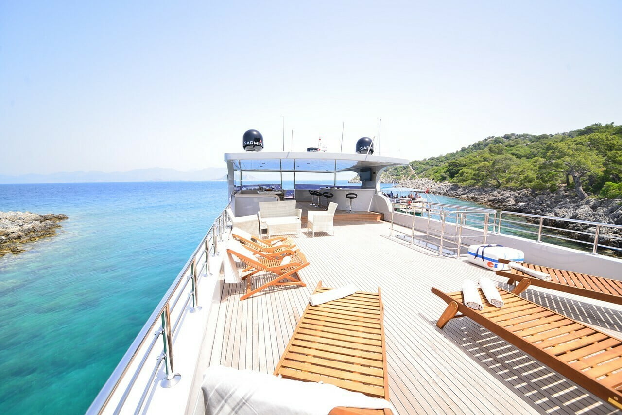 Crewed Motor Yacht Charter in Turkey