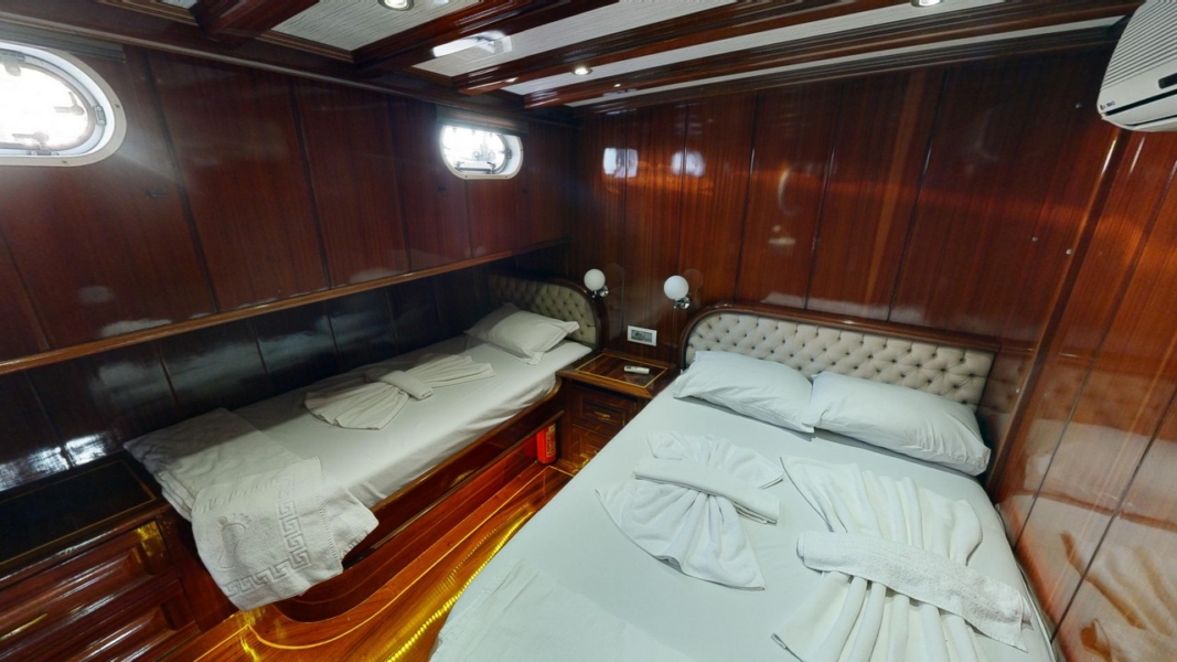 Dear Lila is a luxury gulet with 6 cabins for up to 12 guests, ideal for private Blue Cruise holidays along Turkey’s Aegean coast.