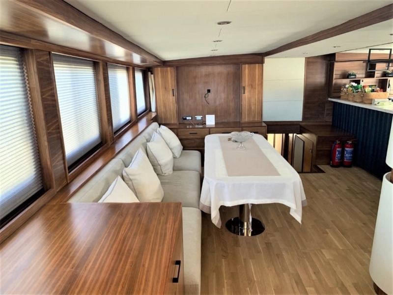 Gulet Junior Orcun for a blue cruise from Bodrum or Marmaris. A classic Turkish gulet offering comfort, privacy, and scenic Mediterranean routes.