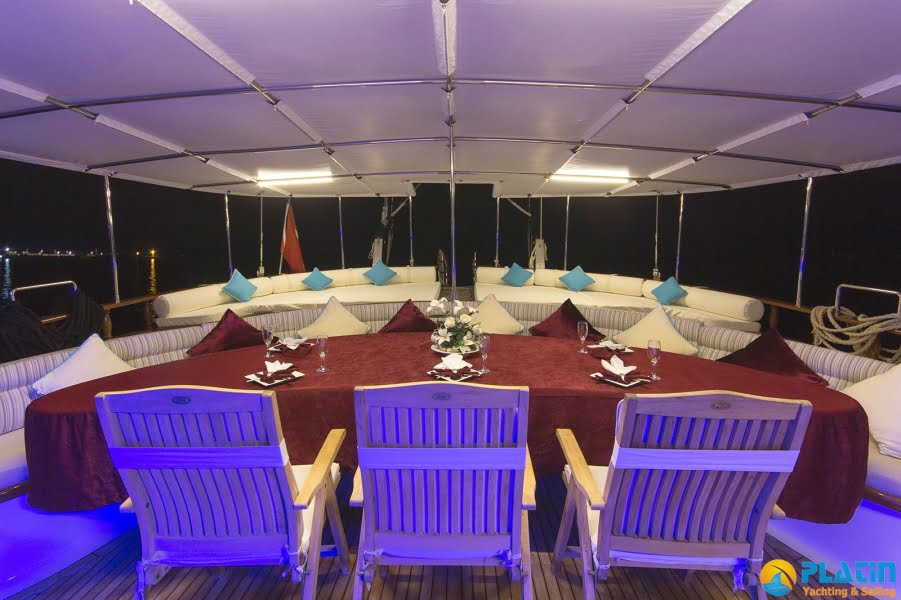 Berrak Su Gulet Yach Charter in Bodrum Marmaris Turkey Greece Island