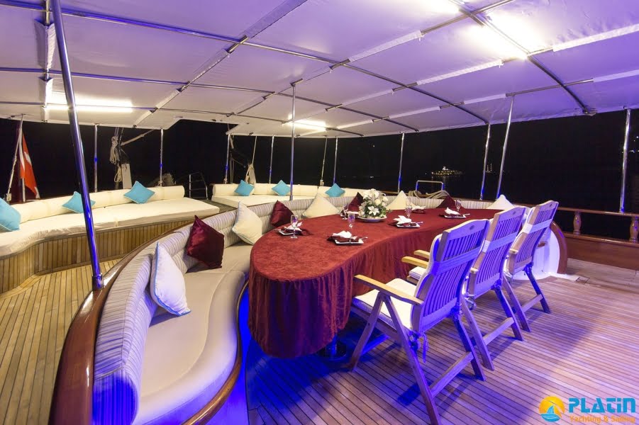 Berrak Su Gulet Yach Charter in Bodrum Marmaris Turkey Greece Island