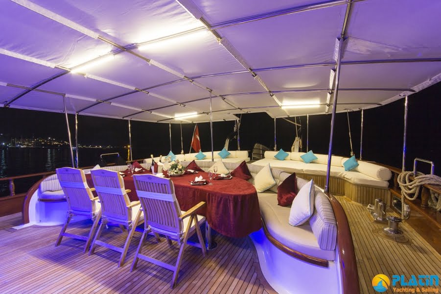 Berrak Su Gulet Yach Charter in Bodrum Marmaris Turkey Greece Island