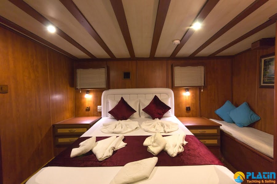 Berrak Su Gulet Yach Charter in Bodrum Marmaris Turkey Greece Island