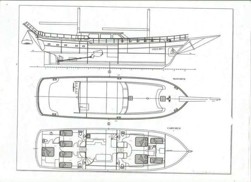 Luxury 24m gulet with 5 cabins for up to 10 guests. Explore Marmaris, Bodrum, Göcek with private crew and full water sports amenities.