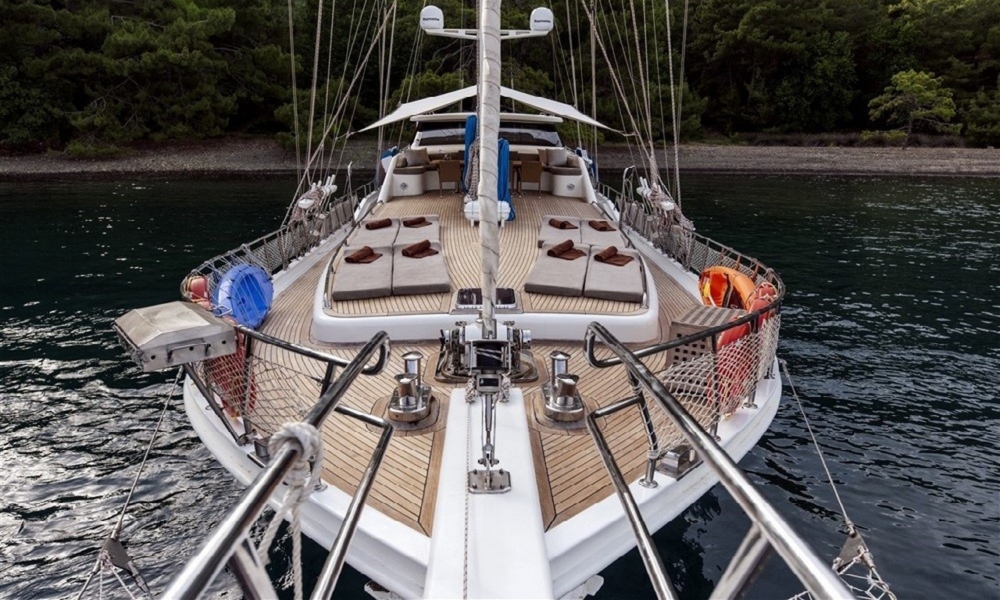 Gulet Kayhan 3 offers a luxury blue cruise experience in Turkey with elegant cabins, professional crew, and tailor-made routes from Bodrum, Marmaris, or Fethiye.