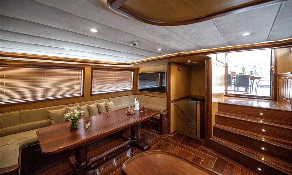 Gulet Kayhan 3 offers a luxury blue cruise experience in Turkey with elegant cabins, professional crew, and tailor-made routes from Bodrum, Marmaris, or Fethiye.