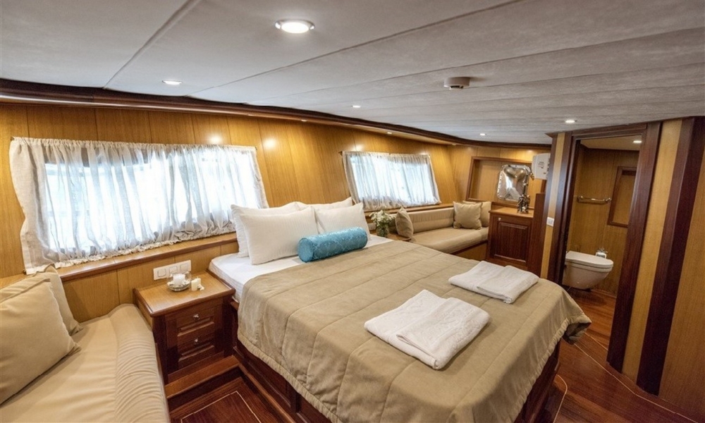 Gulet Kayhan 3 offers a luxury blue cruise experience in Turkey with elegant cabins, professional crew, and tailor-made routes from Bodrum, Marmaris, or Fethiye.