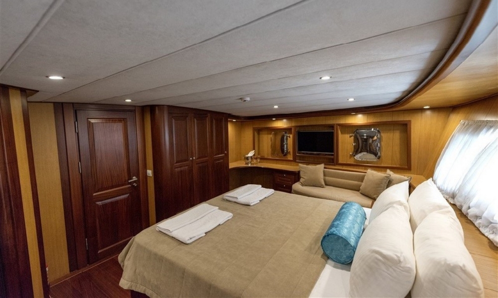 Gulet Kayhan 3 offers a luxury blue cruise experience in Turkey with elegant cabins, professional crew, and tailor-made routes from Bodrum, Marmaris, or Fethiye.