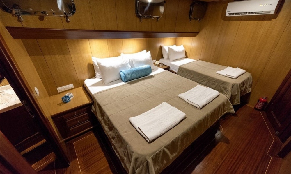 Gulet Kayhan 3 offers a luxury blue cruise experience in Turkey with elegant cabins, professional crew, and tailor-made routes from Bodrum, Marmaris, or Fethiye.