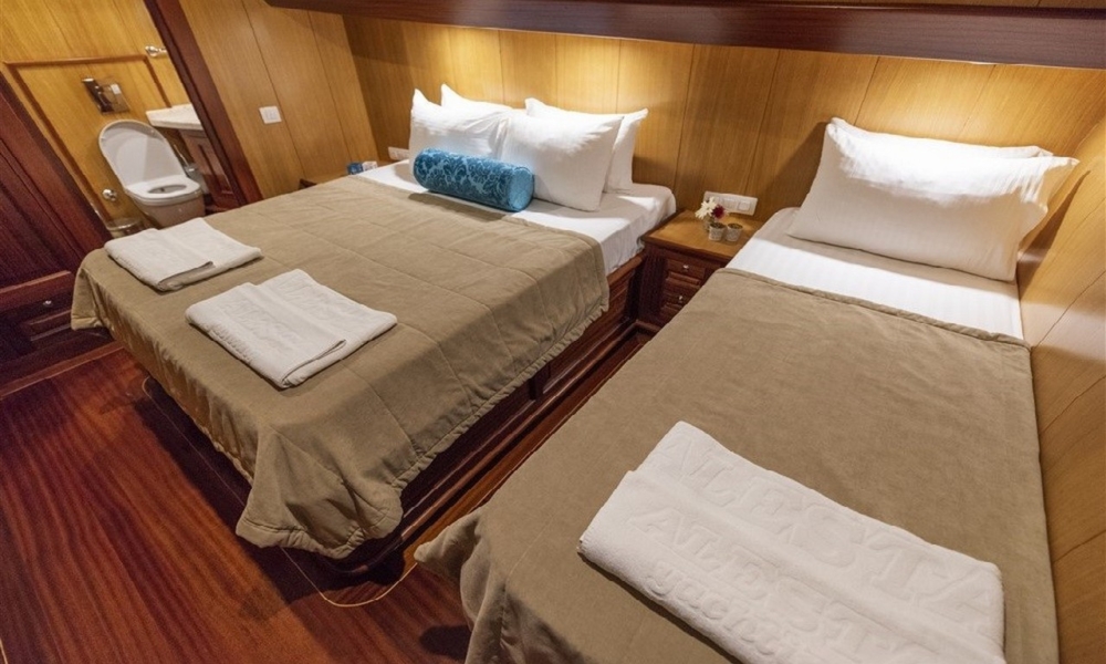 Gulet Kayhan 3 offers a luxury blue cruise experience in Turkey with elegant cabins, professional crew, and tailor-made routes from Bodrum, Marmaris, or Fethiye.