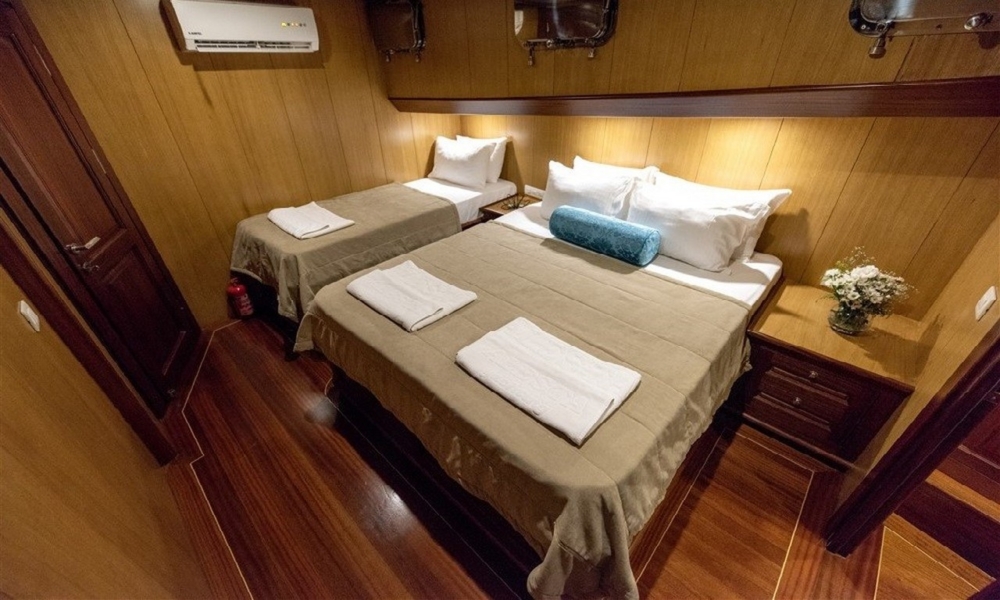 Gulet Kayhan 3 offers a luxury blue cruise experience in Turkey with elegant cabins, professional crew, and tailor-made routes from Bodrum, Marmaris, or Fethiye.