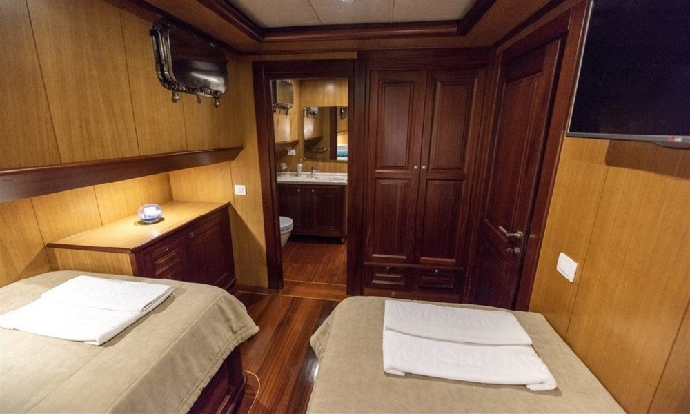 Gulet Kayhan 3 offers a luxury blue cruise experience in Turkey with elegant cabins, professional crew, and tailor-made routes from Bodrum, Marmaris, or Fethiye.