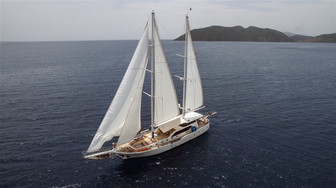 Gulet Kayhan 3 offers a luxury blue cruise experience in Turkey with elegant cabins, professional crew, and tailor-made routes from Bodrum, Marmaris, or Fethiye.