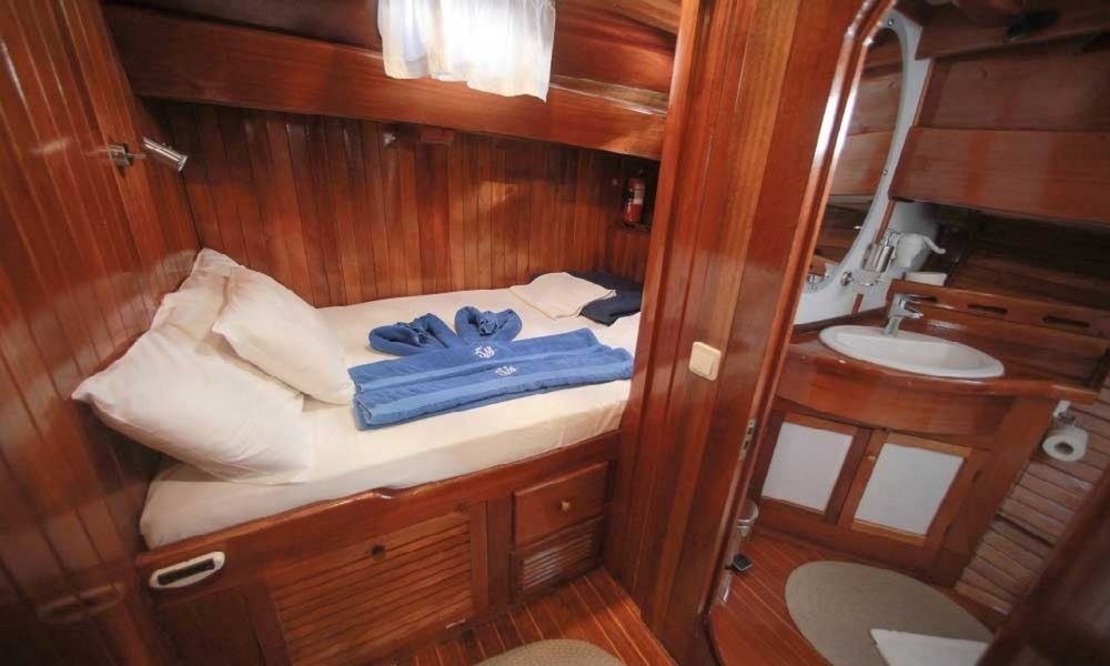 Charter the 28-metre luxury gulet Sultan A in Bodrum, Turkey. 8 cabins accommodate 16 guests with a professional crew for an unforgettable Blue Cruise along the Aegean coast.