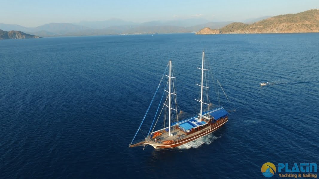 semercioglu gulet yacht 40 meters 10 cabins 20 passanger gulet Fethiye Marmaris bodrum Turkey