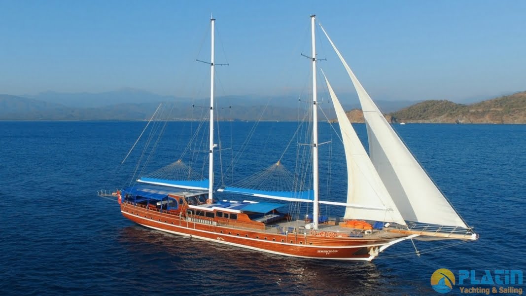 semercioglu gulet yacht 40 meters 10 cabins 20 passanger gulet Fethiye Marmaris bodrum Turkey