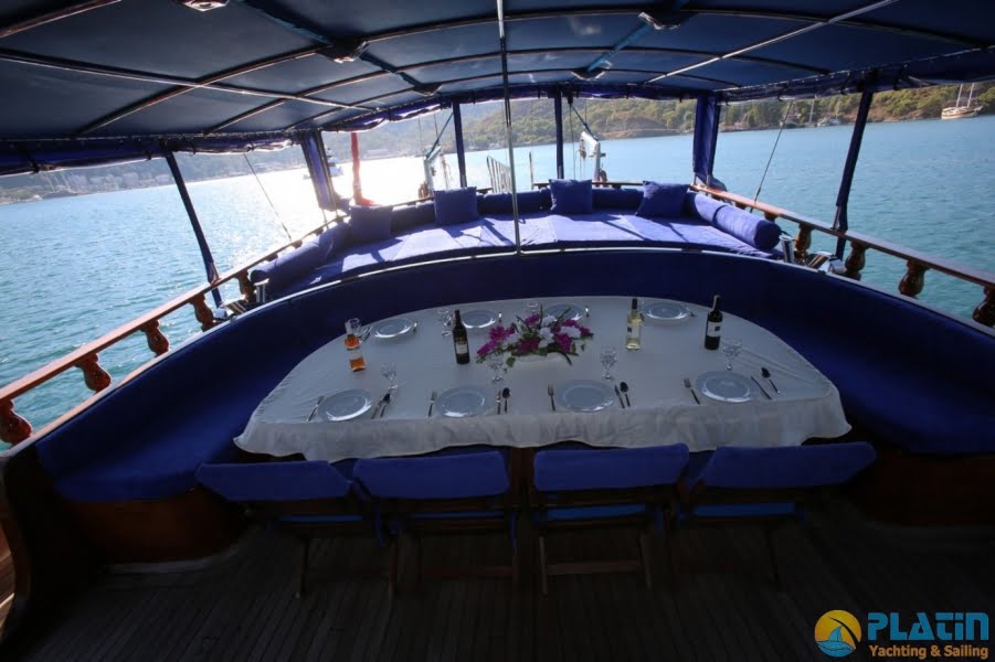 semercioglu gulet yacht 40 meters 10 cabins 20 passanger gulet Fethiye Marmaris bodrum Turkey