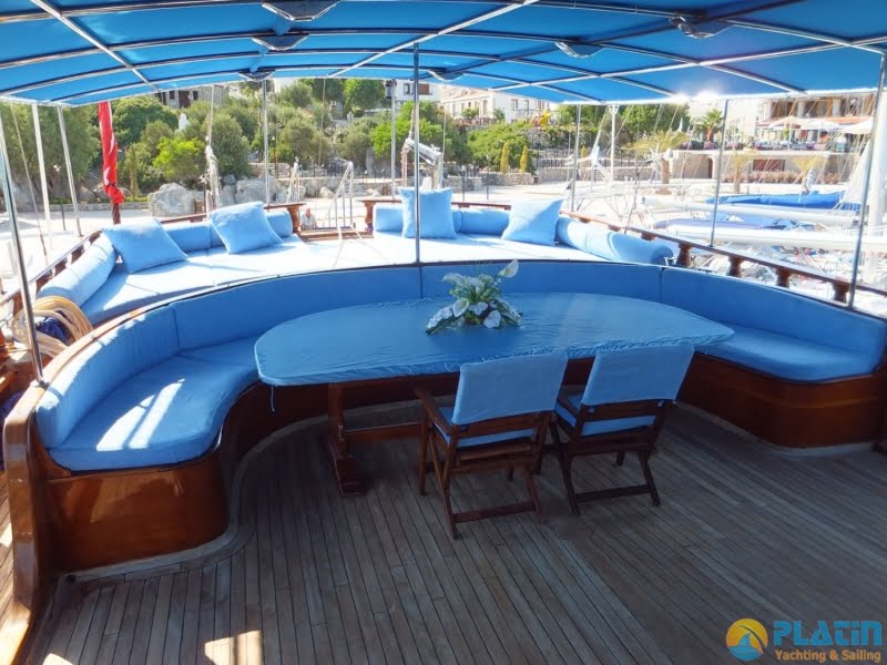 semercioglu gulet yacht 40 meters 10 cabins 20 passanger gulet Fethiye Marmaris bodrum Turkey