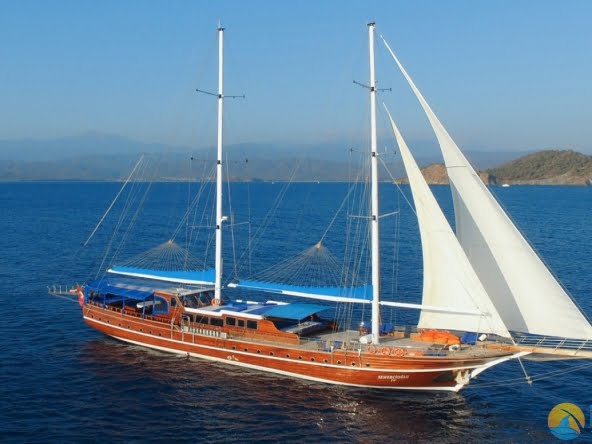 semercioglu gulet yacht 40 meters 10 cabins 20 passanger gulet Fethiye Marmaris bodrum Turkey
