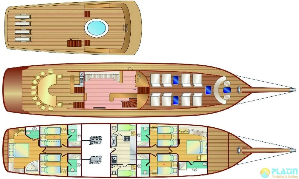 Gul sultan Rent Yacht Gulet Boat Charter Turkey