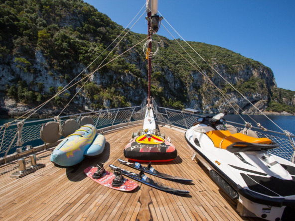 Adventure Activities on a Gulet Charter Diving Fishing water sports
