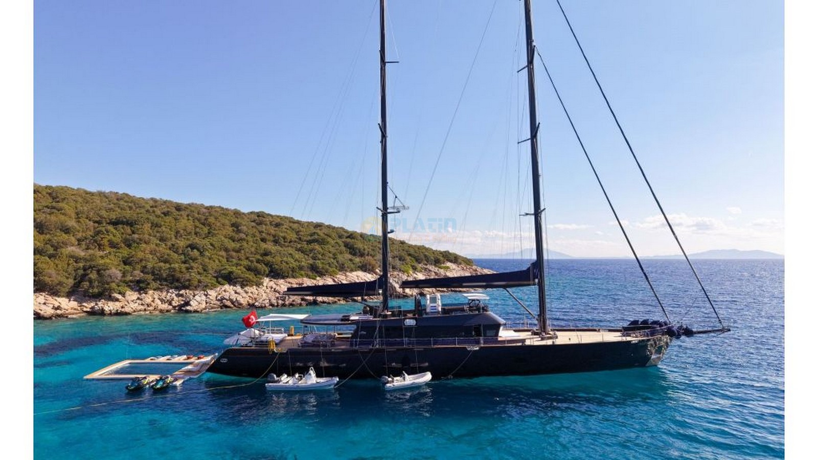 Oguz Khan Ultra Luxury Sailing Yacht Charter