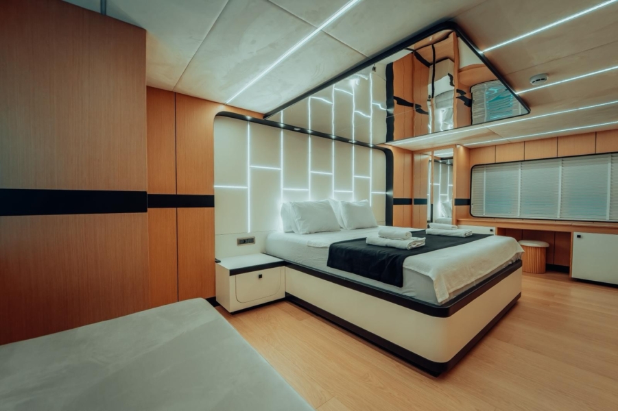 Experience an unforgettable blue cruise on BELUGA, a modern 2025 luxury motor yacht. 5 cabins, 10 guests, water sports, and tailor-made itineraries in Turkey & the Greek Islands.