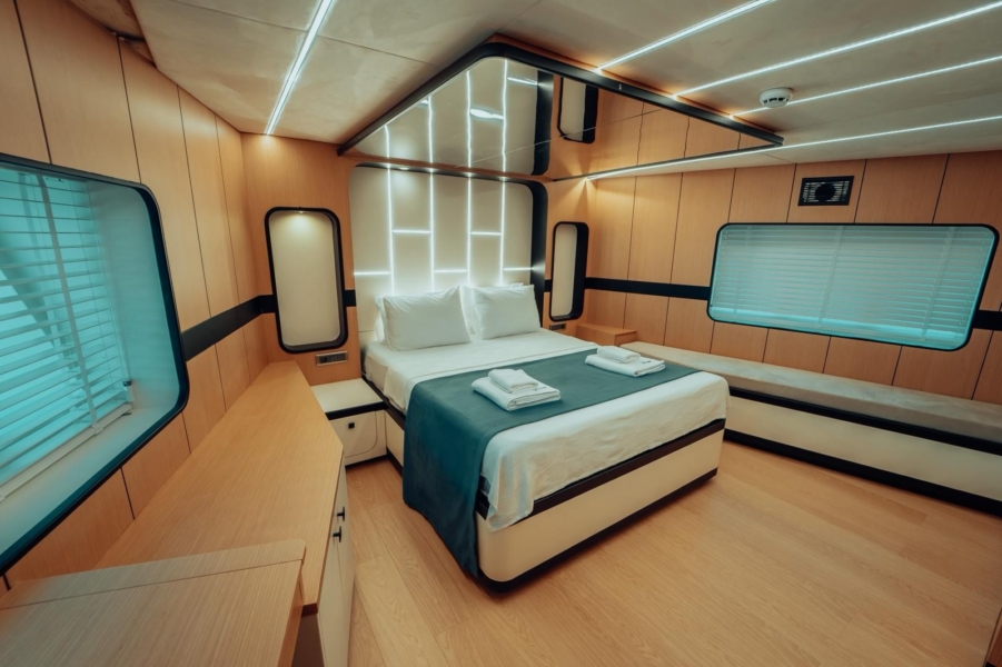 Experience an unforgettable blue cruise on BELUGA, a modern 2025 luxury motor yacht. 5 cabins, 10 guests, water sports, and tailor-made itineraries in Turkey & the Greek Islands.