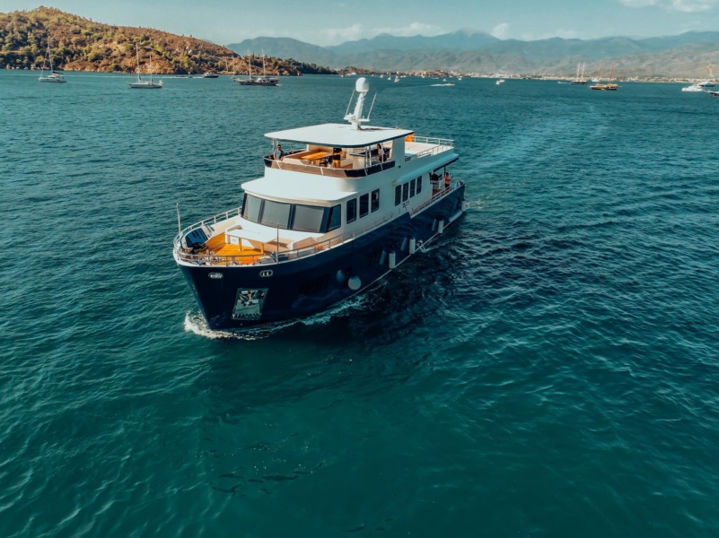 Experience an unforgettable blue cruise on BELUGA, a modern 2025 luxury motor yacht. 5 cabins, 10 guests, water sports, and tailor-made itineraries in Turkey & the Greek Islands.