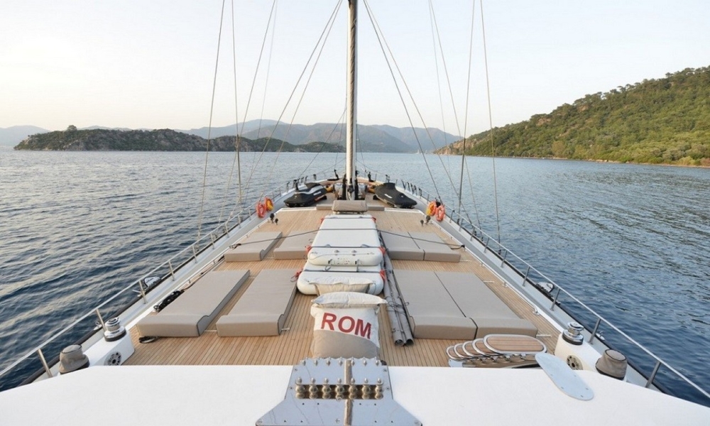 Charter White Soul from Marmaris for a private weekly luxury gulet cruise. Enjoy water sports, sun, and a personalized blue voyage experience.