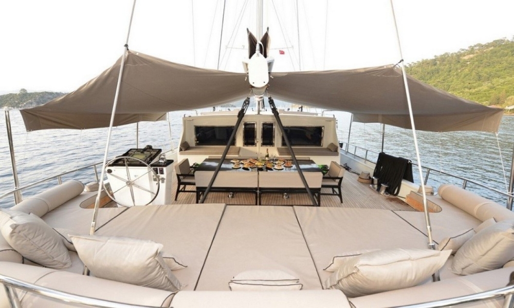 Charter White Soul from Marmaris for a private weekly luxury gulet cruise. Enjoy water sports, sun, and a personalized blue voyage experience.