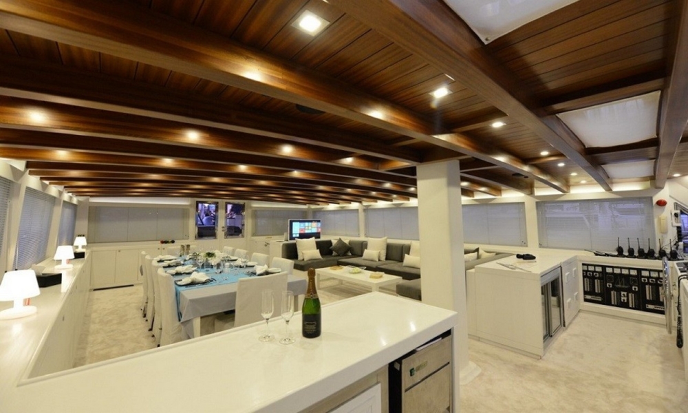 Charter White Soul from Marmaris for a private weekly luxury gulet cruise. Enjoy water sports, sun, and a personalized blue voyage experience.