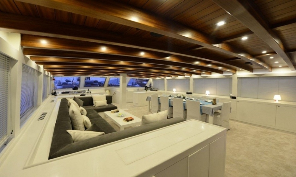 Charter White Soul from Marmaris for a private weekly luxury gulet cruise. Enjoy water sports, sun, and a personalized blue voyage experience.