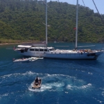 Charter White Soul from Marmaris for a private weekly luxury gulet cruise. Enjoy water sports, sun, and a personalized blue voyage experience.