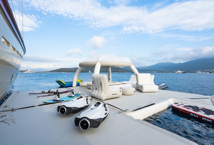 Experience an unforgettable blue cruise aboard YAZZ yacht in Turkey & Greek Islands. 5 cabins, 11 guests, water sports, private routes, ultimate luxury