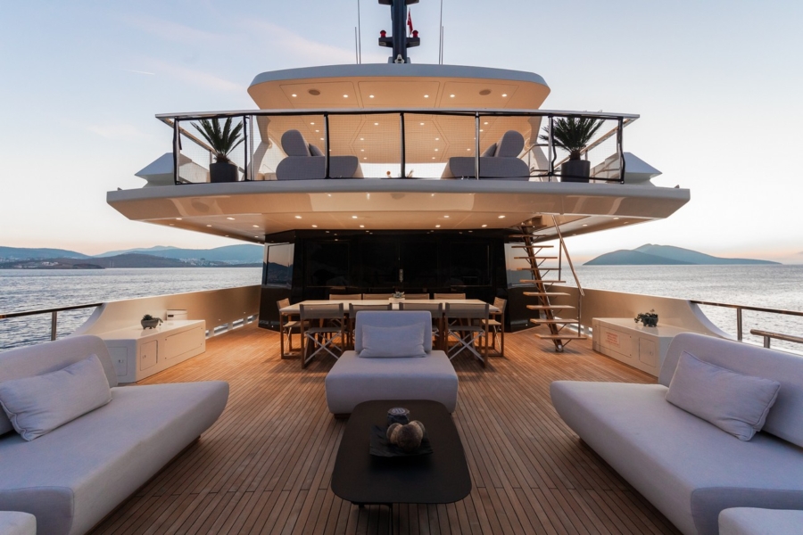 Illusion II motor yacht in Turkey. 6 cabins, 12 guests, ultra luxury yacht experience.