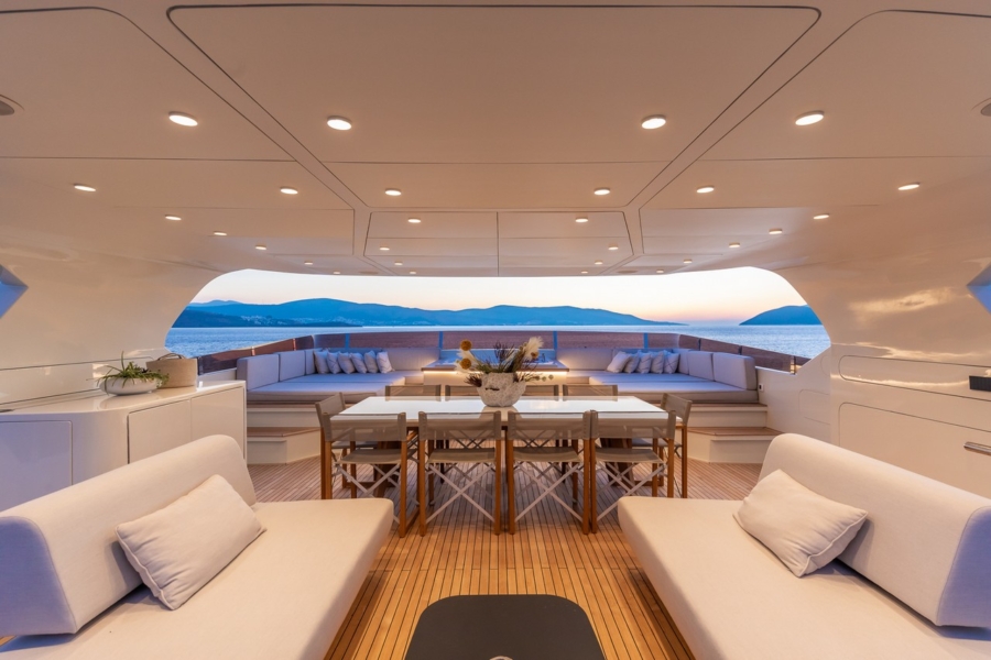 Illusion II motor yacht in Turkey. 6 cabins, 12 guests, ultra luxury yacht experience.