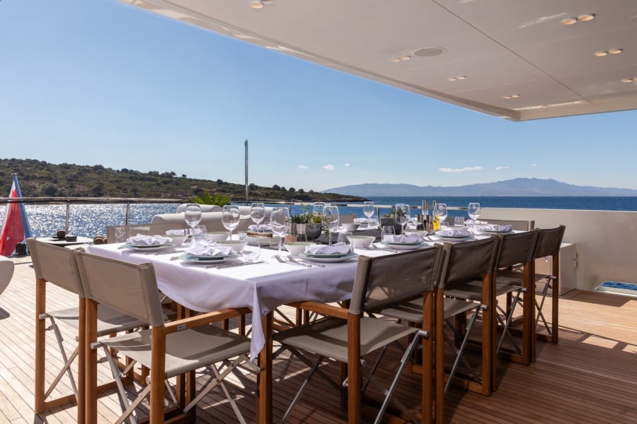 Illusion II motor yacht in Turkey. 6 cabins, 12 guests, ultra luxury yacht experience.